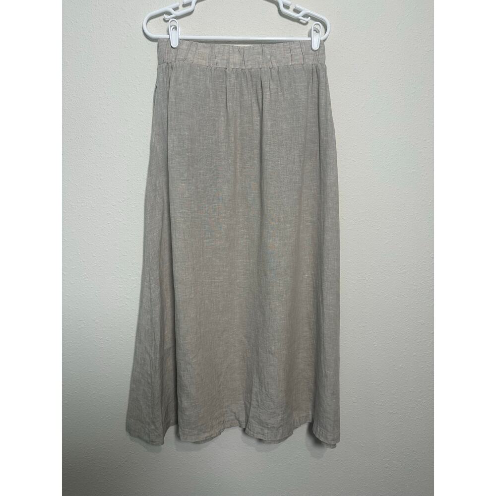 Quince 100% European Linen Maxi Skirt Flax Medium - Picture 5 of 8